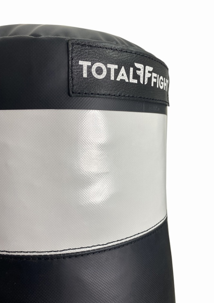 Манекен Для добивания TOTALFIGHT ткань ПВХ, черн/бел, 36*110-33