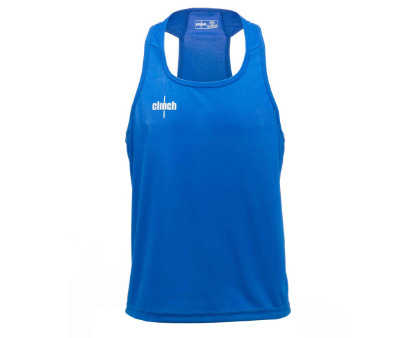 майка бокс клинч олимп синяя