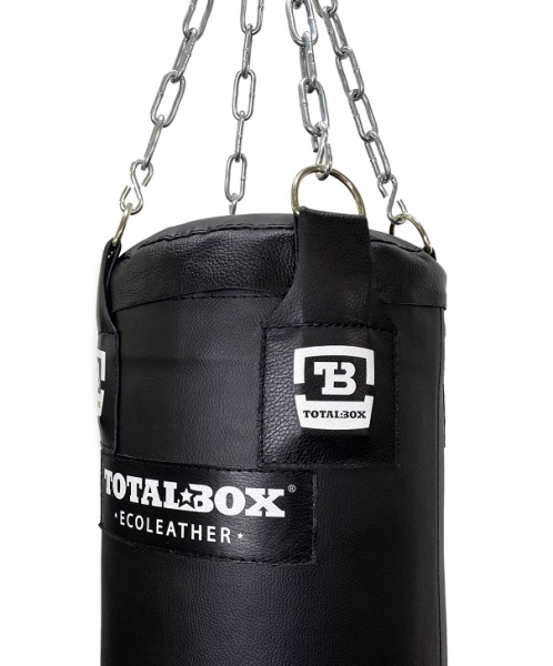 Мешок боксерский набивной ECOLEATHER TOTALBOX экокожа, черн, 35*180-85