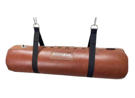 Мешок боксерский водоналивной Горизонтальный AQUABOX кожа, корич, 30*120-40 