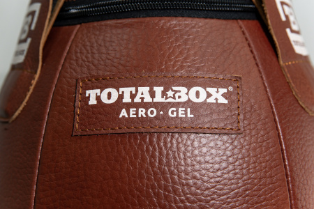 Груша боксерский гелевая AEROGEL TOTALBOX кожа, корич, 25/38*50-27